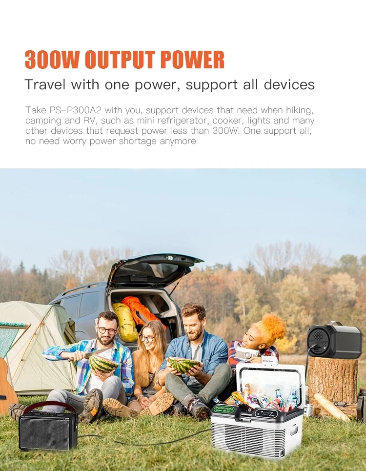 300W Portable Power Station For Outdoor Camping Power Station Solar Powered Electrical Stations Portable Laptop Power Station - ANKUX.COM
