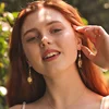 European Fashion Jewellery 18K Gold Earrings Queen Elizabeth 925 Silver Coin Earrings Women Portrait Jewelry E1361
