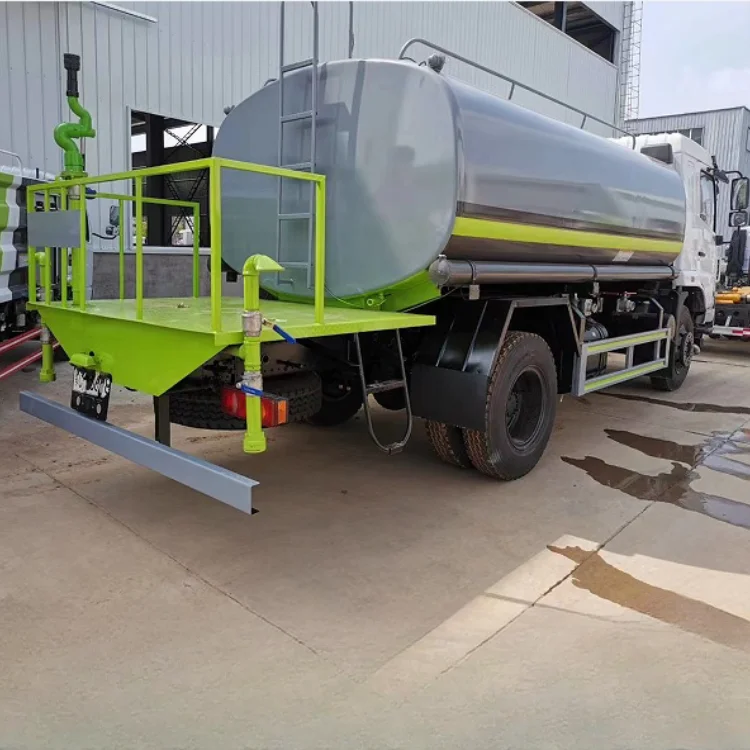 Dongfeng 12000l Water Tank Truck Green Spraying Water Truck - Buy 18000 ...