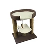 Custom Two layers luxury cat tree/simple cat tower tree with feather toy