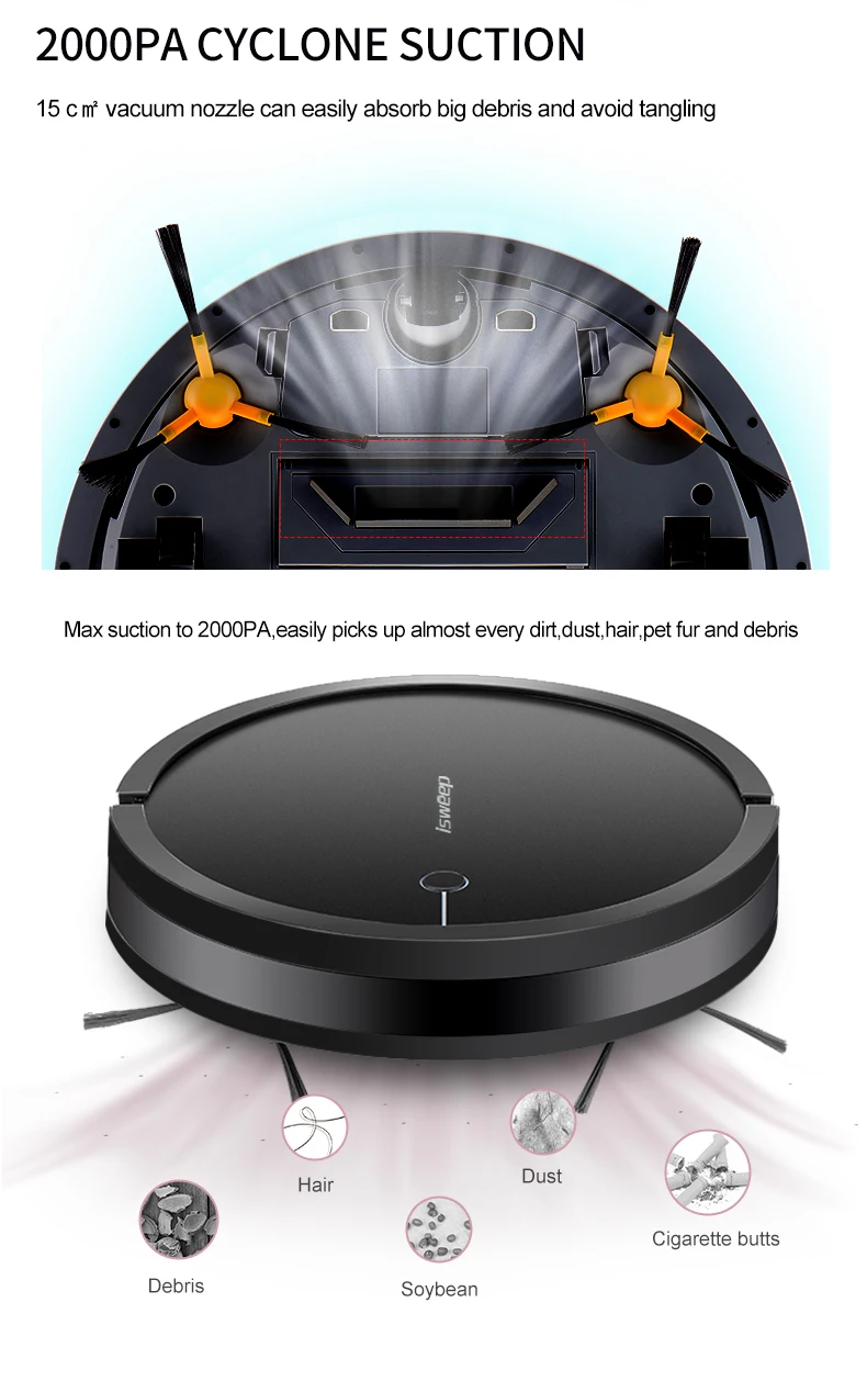 Clean Vacuum Robot Cleaning Robot Auto Sweeping Robot Mop Floor Cleaner