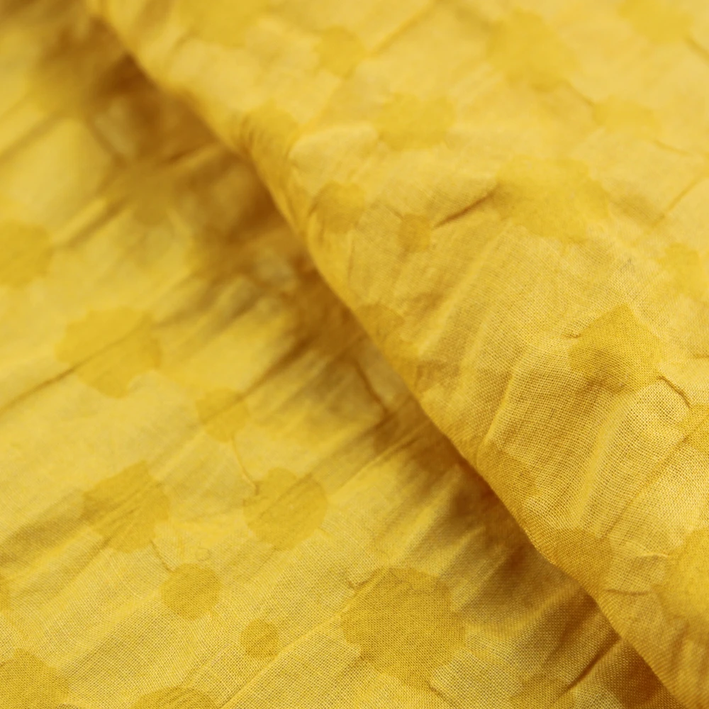 gots认证有机面料100% 棉泡泡纱染色面料婴儿短裙连衣裙衬衫家纺盖盐