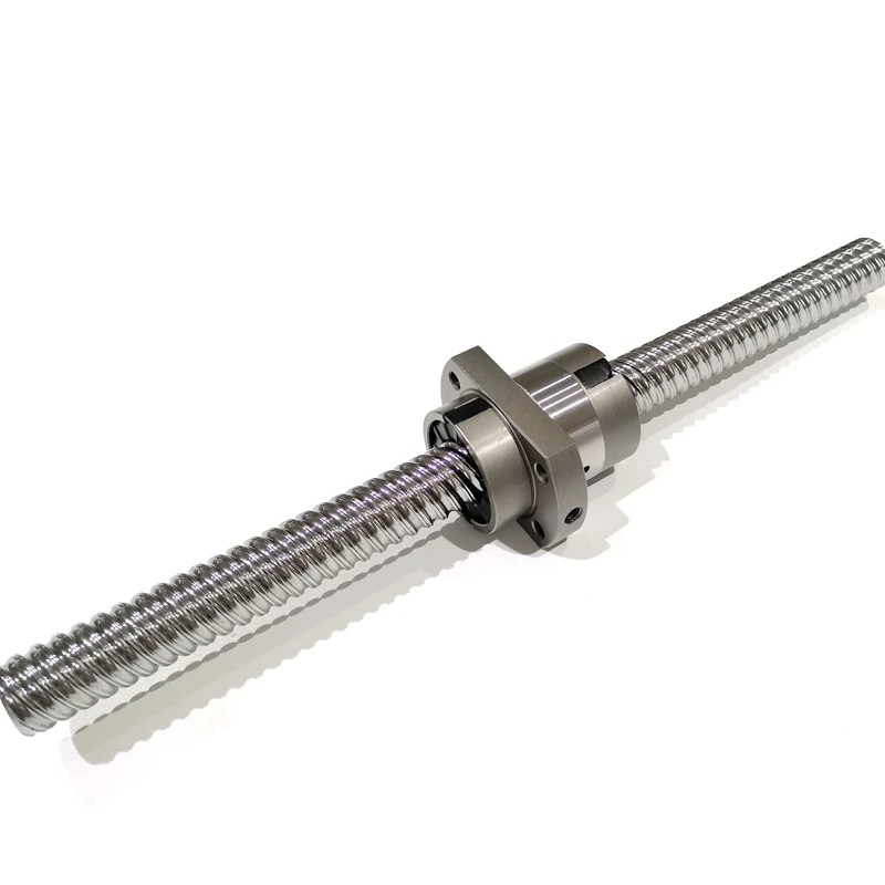 rolled thread ball screw c7 high transmission efficiency ball screw  for cnc machining parts