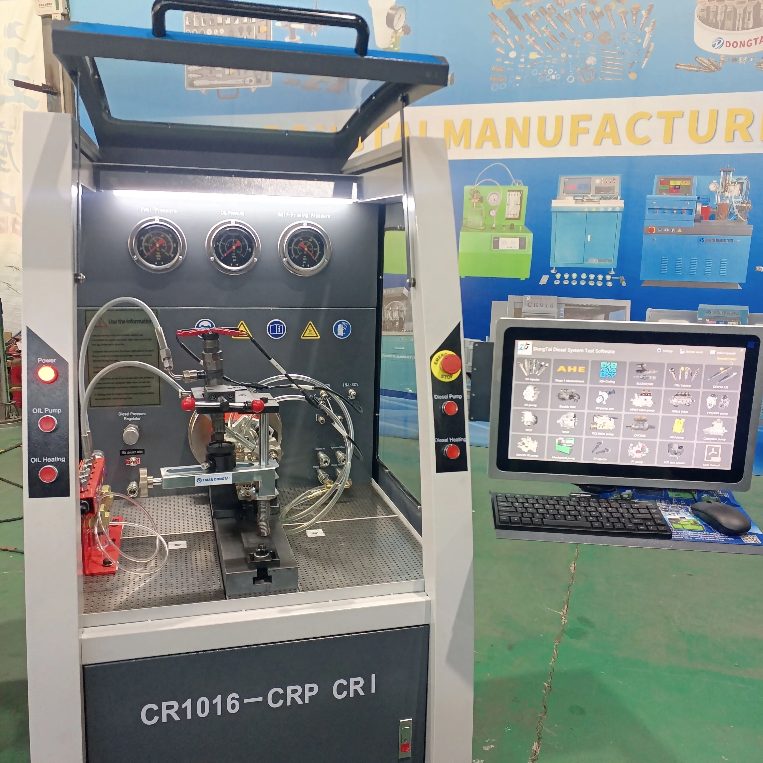Common Rail Injector And Pump Test Bench Cr1016-cri Crp-2023 New Model ...