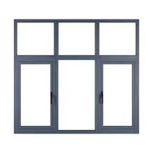 Оптовая продажа завод новый дизайн алюминиевое окно с порошковым покрытием алюминиевое окно