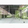 Automatic Electrostatic Powder Coating Line For Metal With Powder Coating Oven and PP Spray Booth