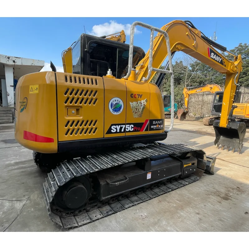 Used Excavator Sany Sy75c Mini 7.5 Ton 2022 95% New China New Arrival ...