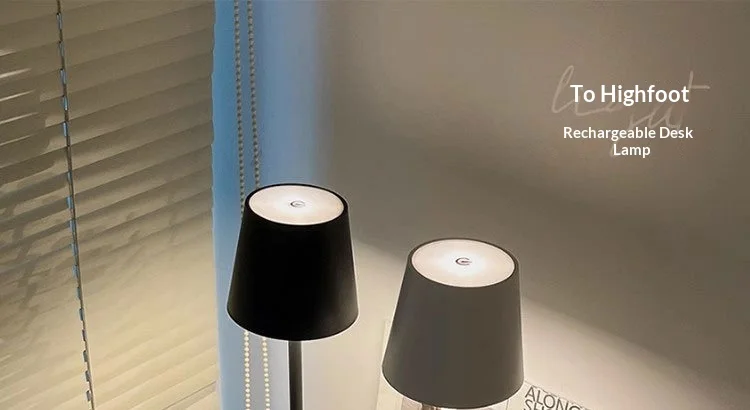 Cross-Border High-Leg ChargingABSDesk Lamp Bedroom Study Night Light Bedside Decorations Touch