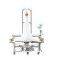 high speed above the belt in motion dimensioning system for measuring irregular shaped items