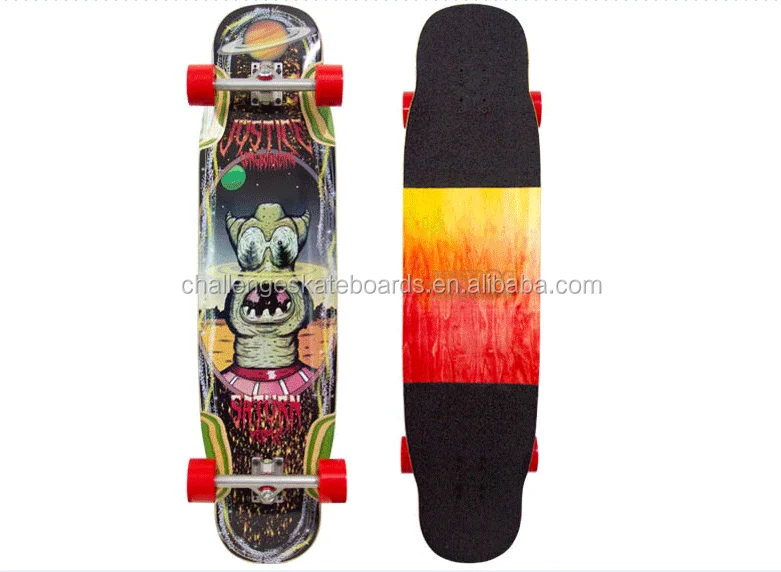 8 Ply Canadian Maple And Fiberglass Custom Pro Longboard Skateboard