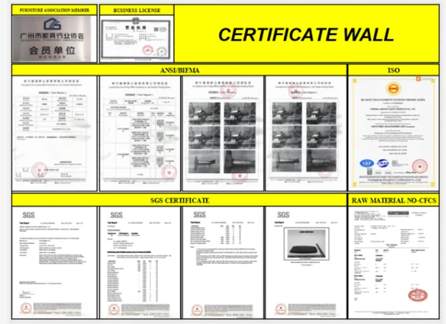 CERTIFICATE WALL