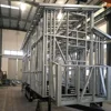 Light steel structure modular prefab cabin tiny home travel camper caravan trailer house