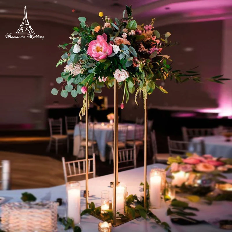 New Style Wedding Centerpiece Wedding Metal Gold Color Flower Vase