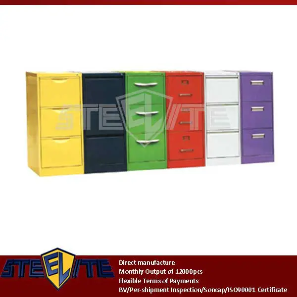 Halb Höhe Metall Medizinische Abschließbar 3 Schublade Schrank