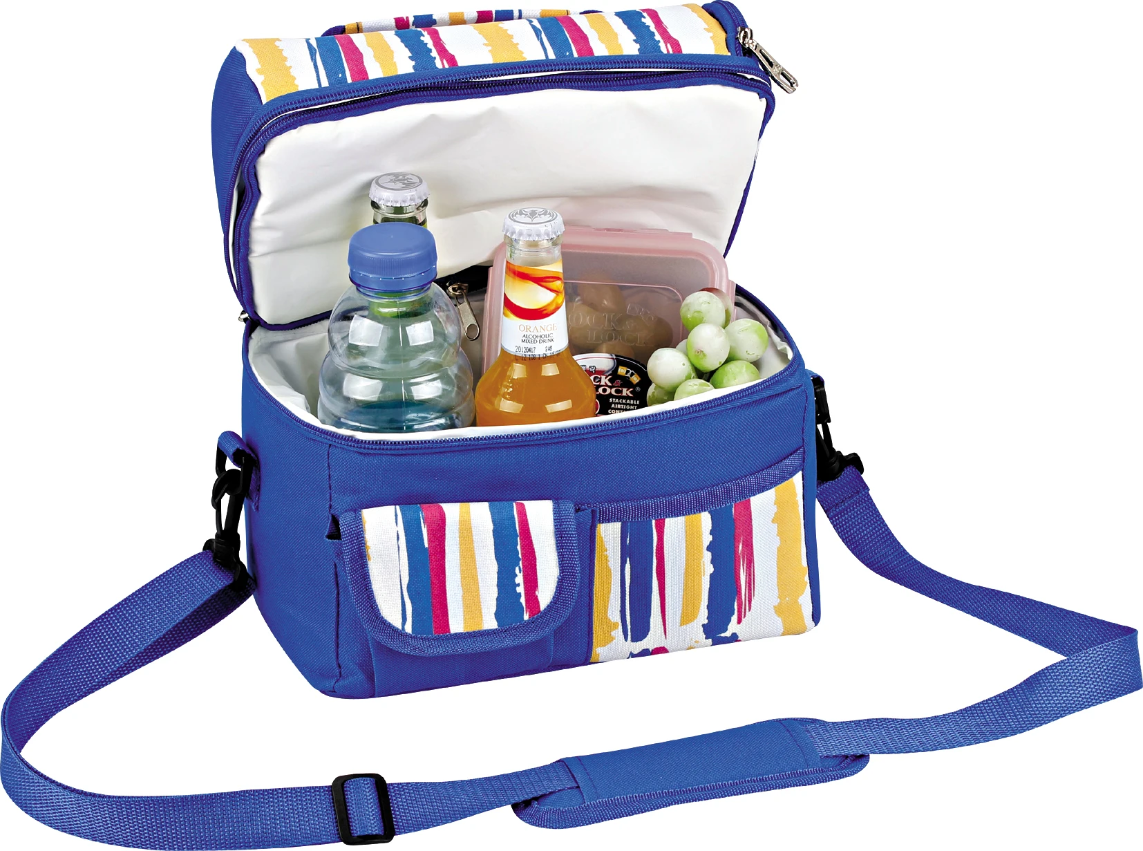 Tote Soft Cooler Lunch Bag 2021 Double Deck Reusable Can Bottle Cooling Insulated Cooler Freezer