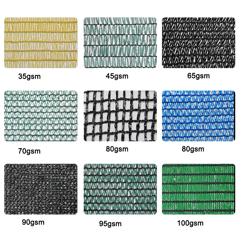 Greenhouse 40% To 80% Hdpe Shade Net Dark Green 30gsm