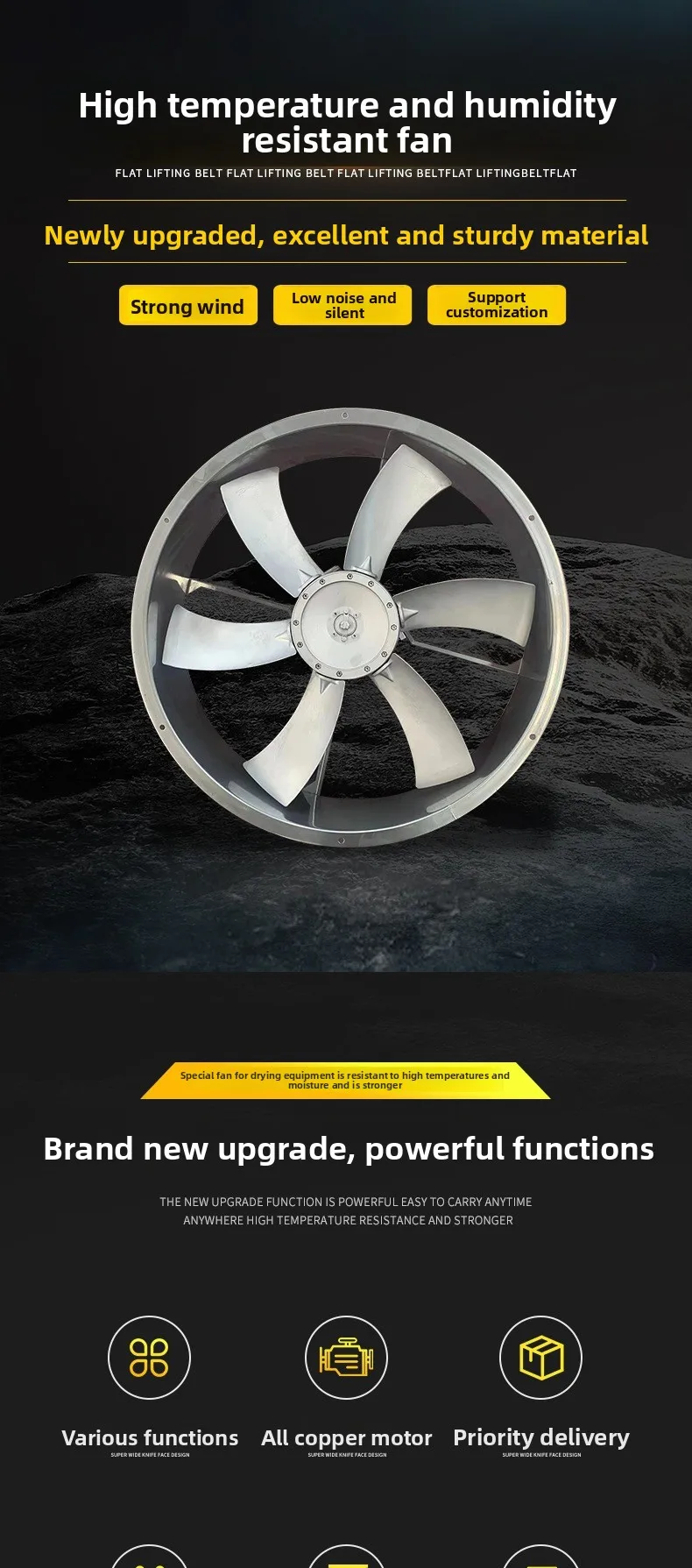 Axial Flow Fan, 380 V, Electric - detail 2
