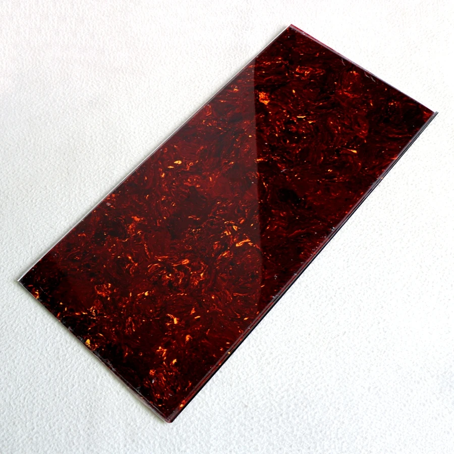 Celluloid Top Tortoise Color Blank Guitar Pickguard Sheet Material For