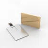 Best price gift metal card usb disk OEM design 2sides printed CE ROHS certificated ultra thin full capacity flash memory 8 g