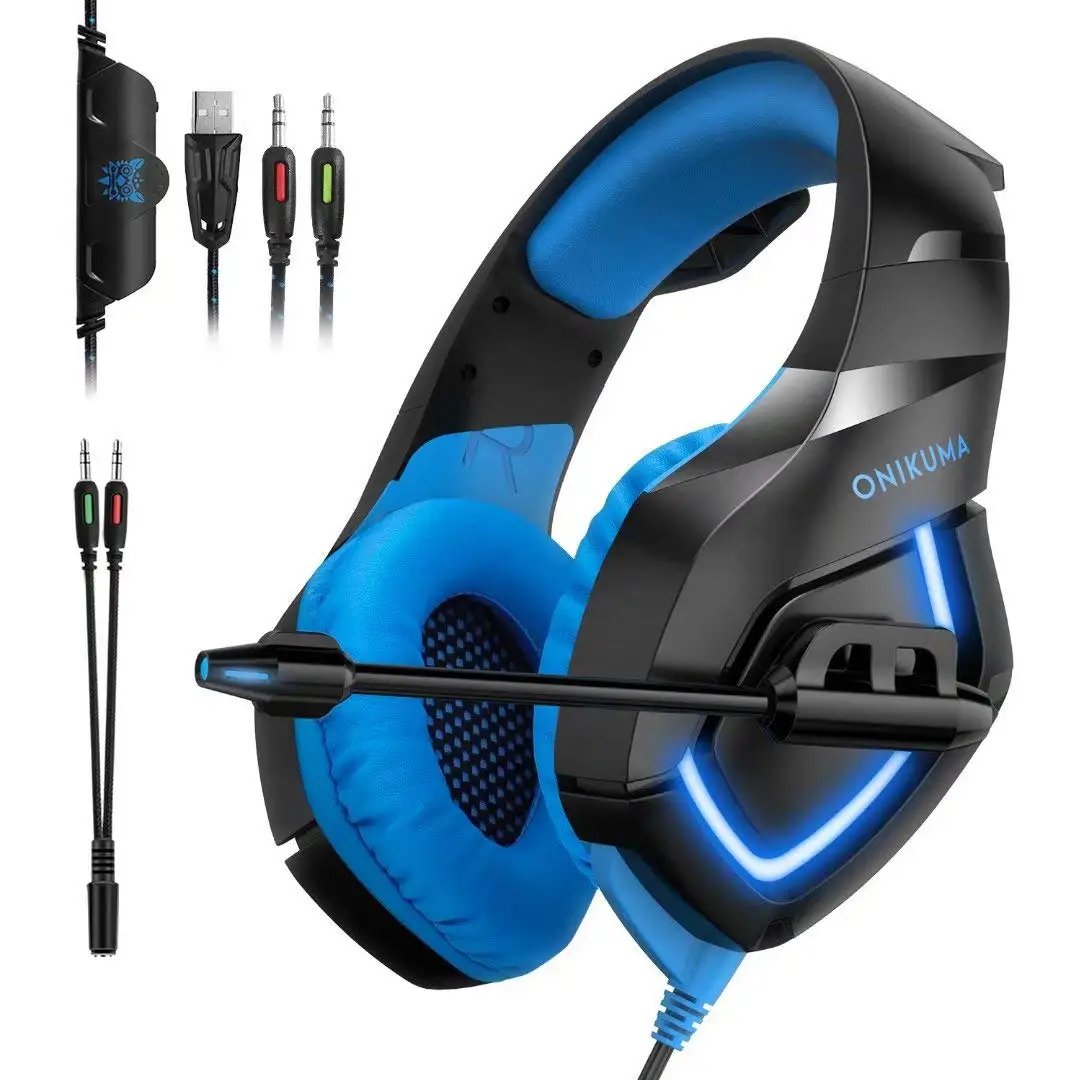 K1b Gaming Headset For Ps4 Pc Xbox One With Surround Sound - Buy Wired ...