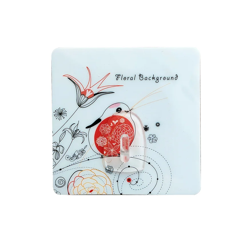 custom high quality reusable silicone traceless hook hanger