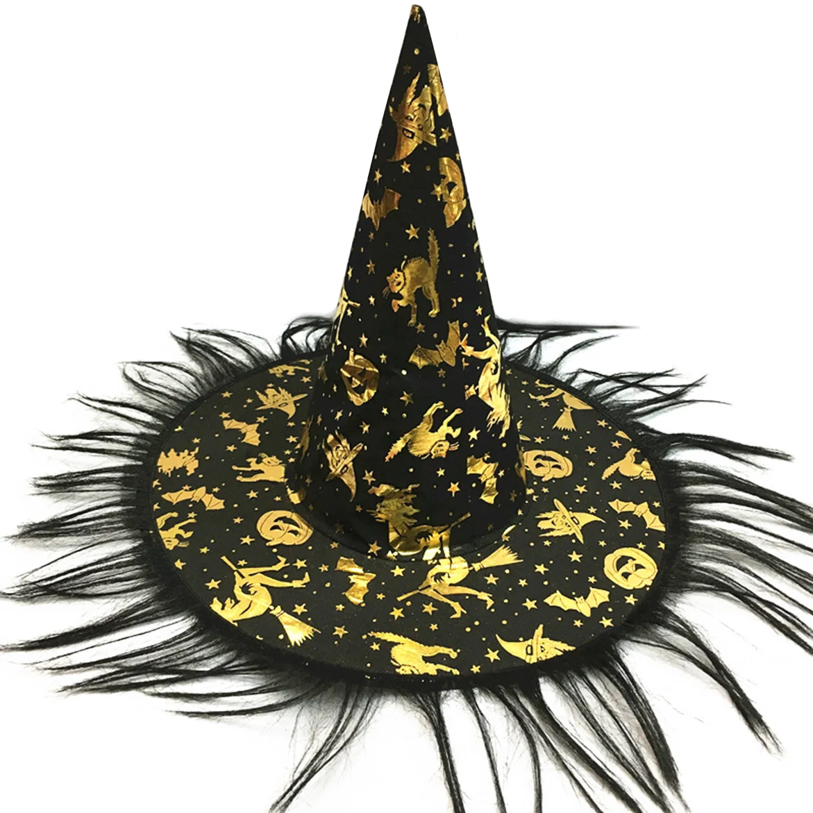 halloween products cos masquerade show dress up witch wizard hat