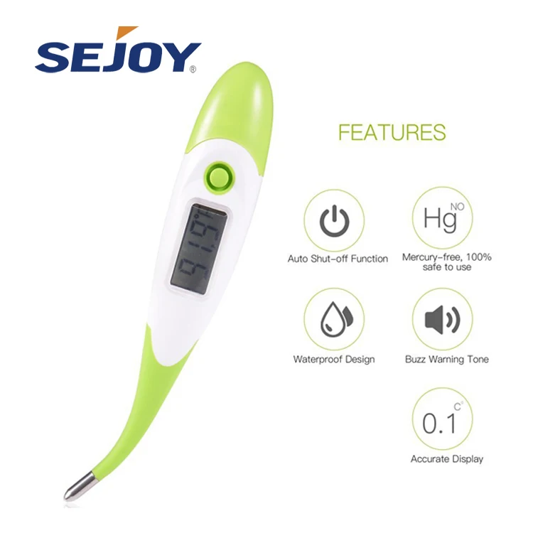 Stainless Steel Probe Waterproof Large Digital Rectal Thermometer Buy