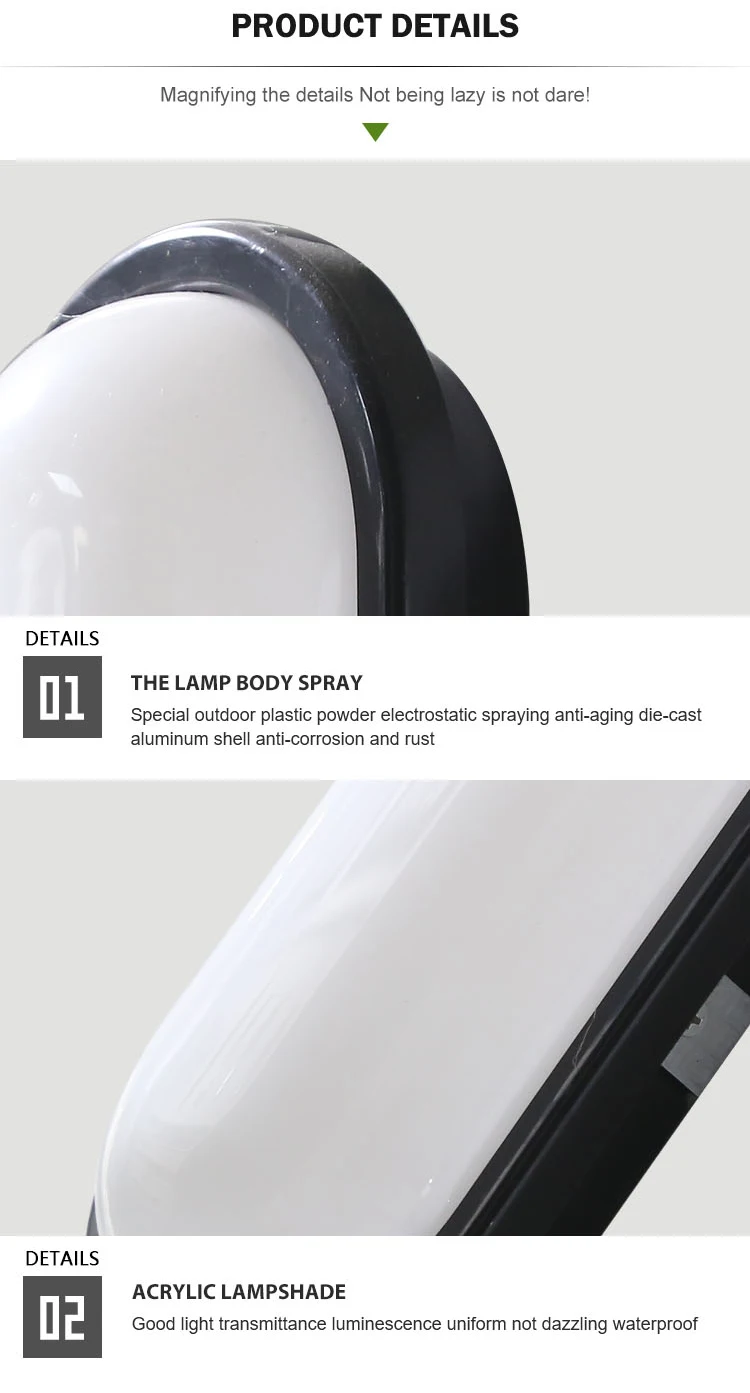 Hot Sale Ip65 Waterproof Plastic Round Wall Mounted 15w 20w Round Led