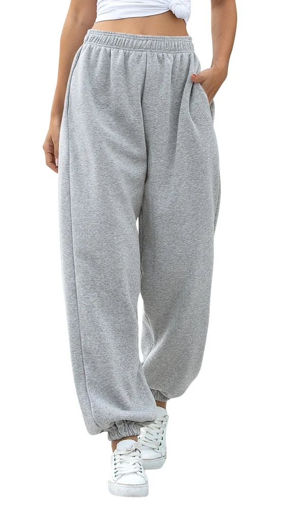 wholesale sweatpants women baggy pants women fall wide leg sweat