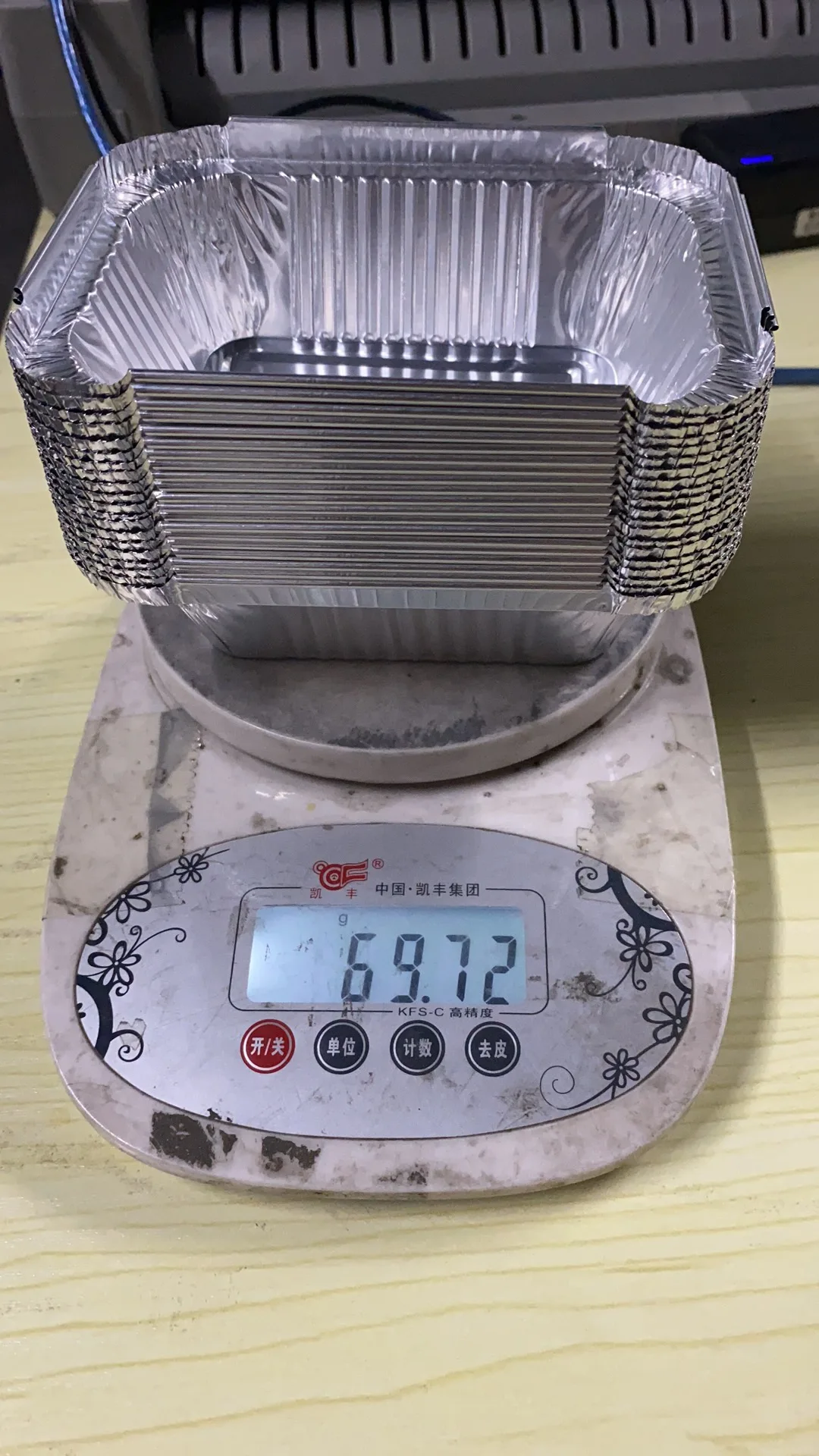 Customized aluminium foil container 800ML