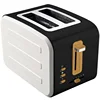 FJT Bread Shade Settings Black Kettle Toaster With Defrost Setting