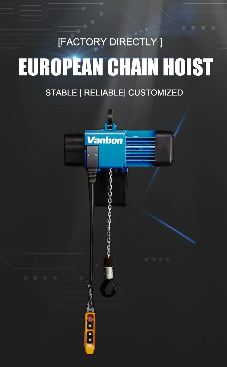 Vanbon 250kg Dual Speed Europe Style Europe Style Electric Chain Hoist For Lift Buy Electric