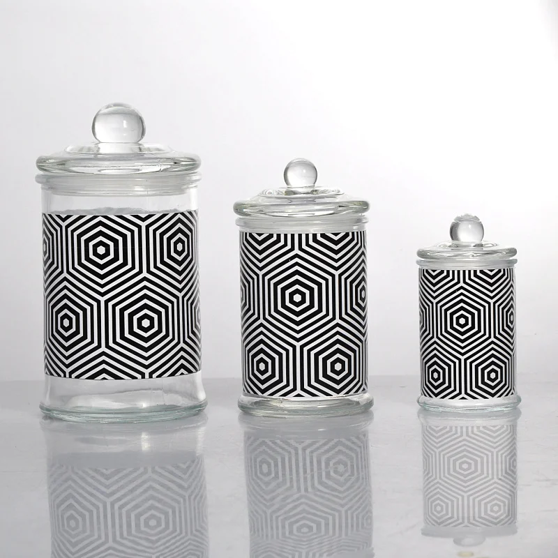 Air Tight Glass Jars with Glass Lids Home Decor Wholesales