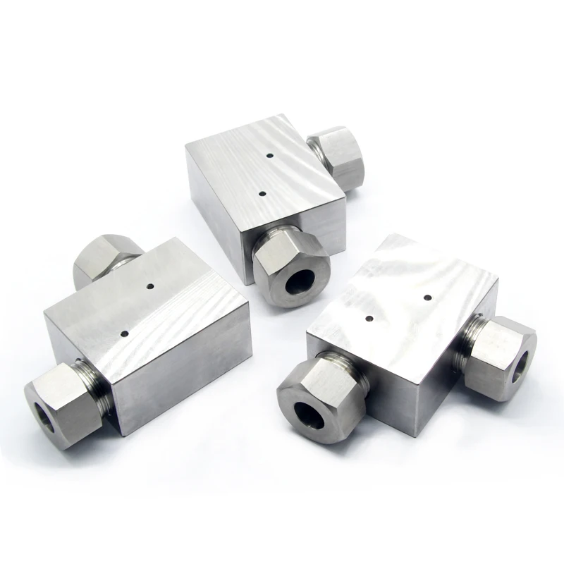 Waterjet Ultra High Pressure Fittings Elbow Coupling Cross Tee