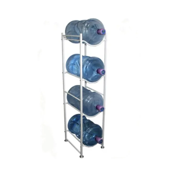 Powder Coated Metal Wire 5 Gallon Display Water Bottle Stand Rack For