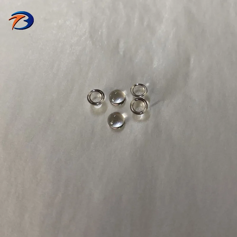 Optical fused silica quartz BK7 glass small ball / half ball lens 1mm 2mm 3mm 4mm 5mm