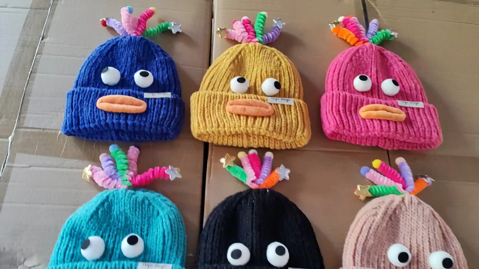 Cute Winter Beanie Hats - Fun Knitted Caps for All Ages