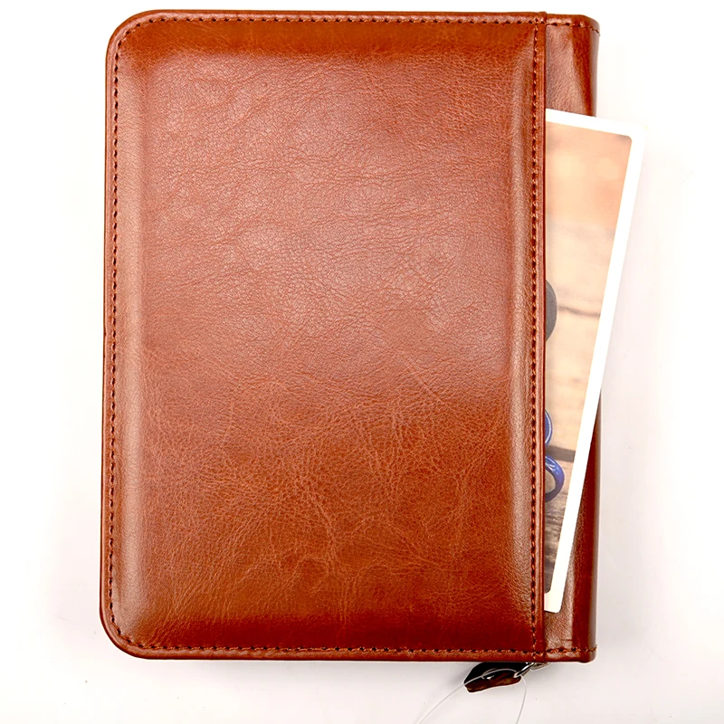 新款pu 皮革圣经封面烫金标志圣经案例书籍封面拉链口袋