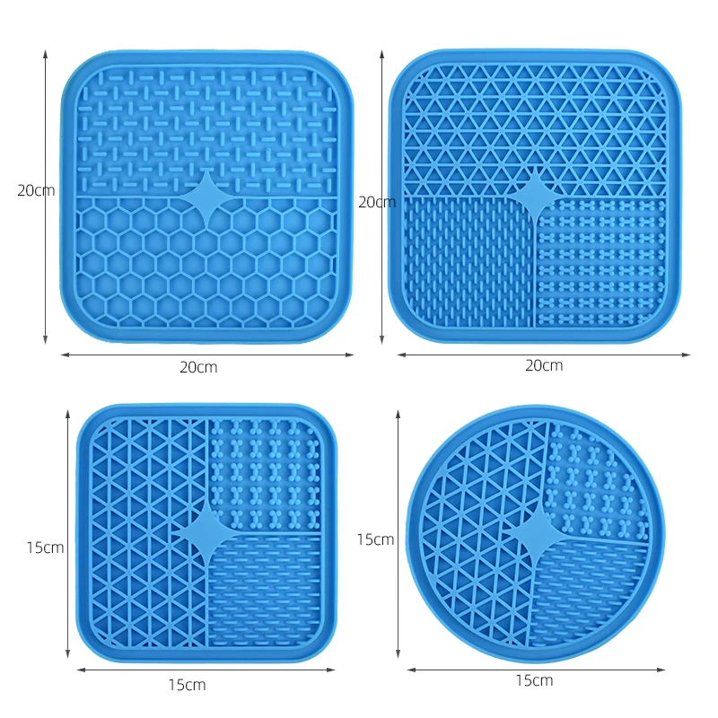 Wholesale Pet Slow Feeder Silicone Lick Mat Ecofriendly Durable Dog