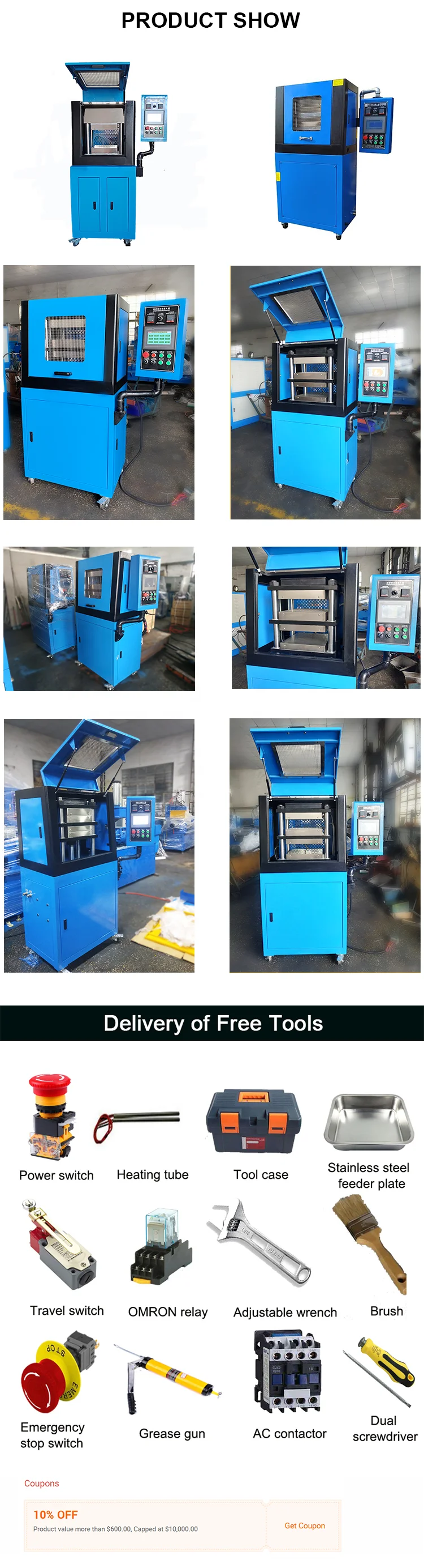 rubber vulcanizing machine
