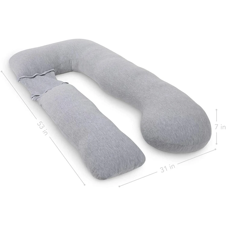 U Shaped Memory Foam Pillow Full Body Pregnancy Pillow For Maternity