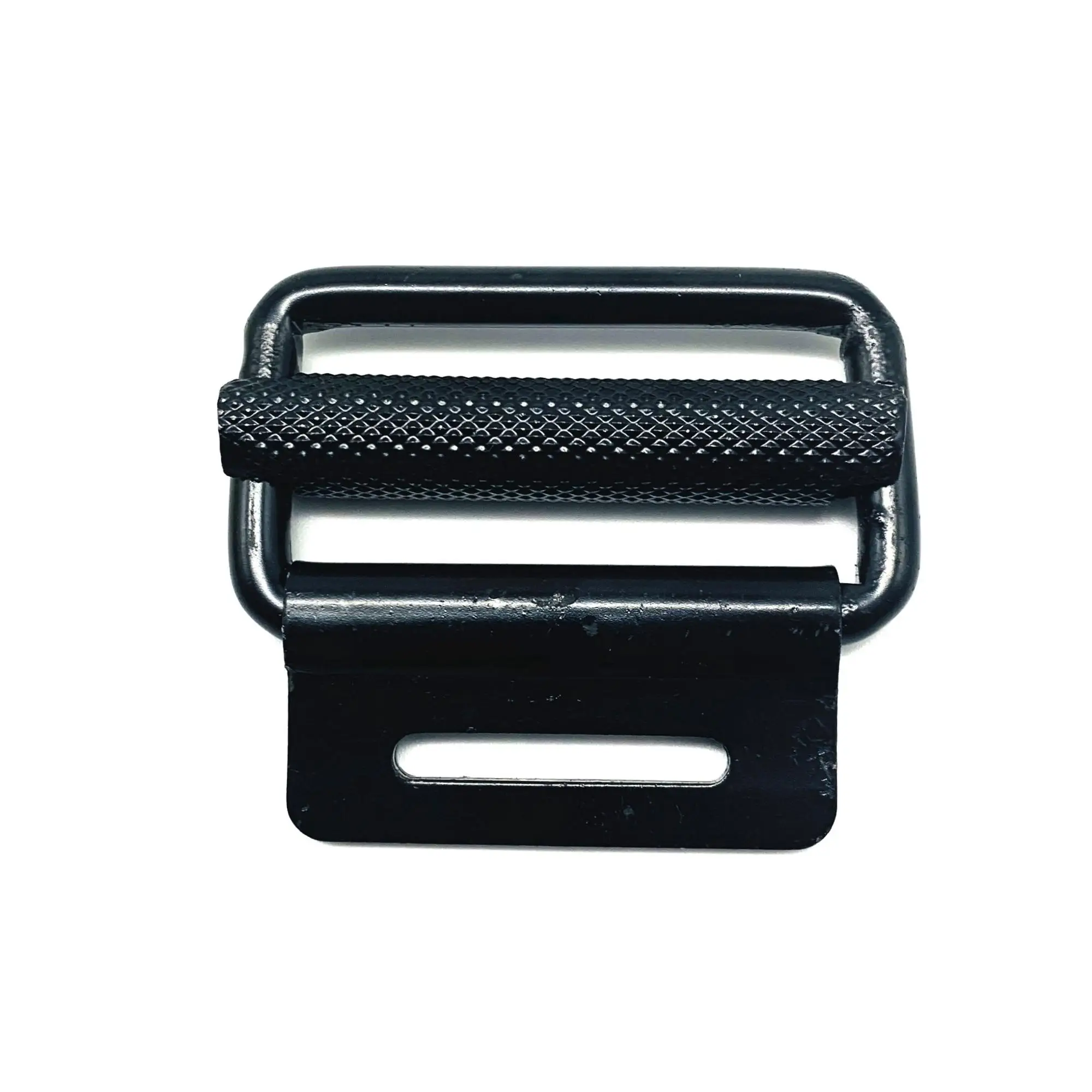 Black Color 2 Inch Slide Buckle With Lashing Steel Clip Buy Steel