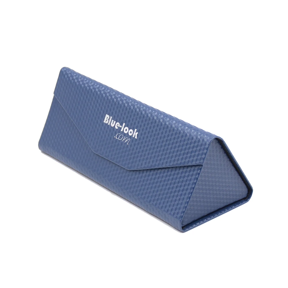 Wholesale Custom Luxury Triangle Folding Sunglasses Case With Handmade