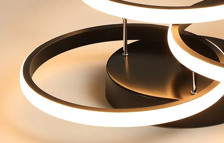 Living room light ceiling modern led ceiling lamp circular acrylic led lighting for hotel project lamparas de techo