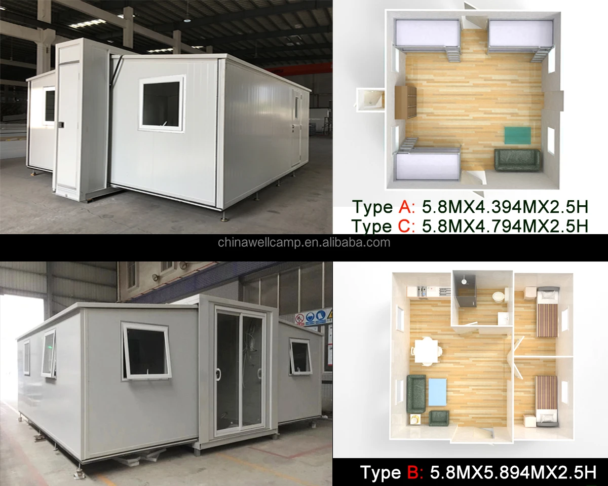 big size diy container home supplier for dormitory-5