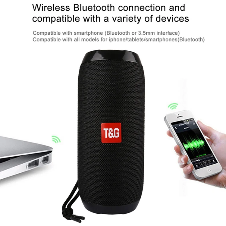 Factory directly sales TG117 USB Player Waterproof Bluetooths Speaker Super Bass - ANKUX.COM