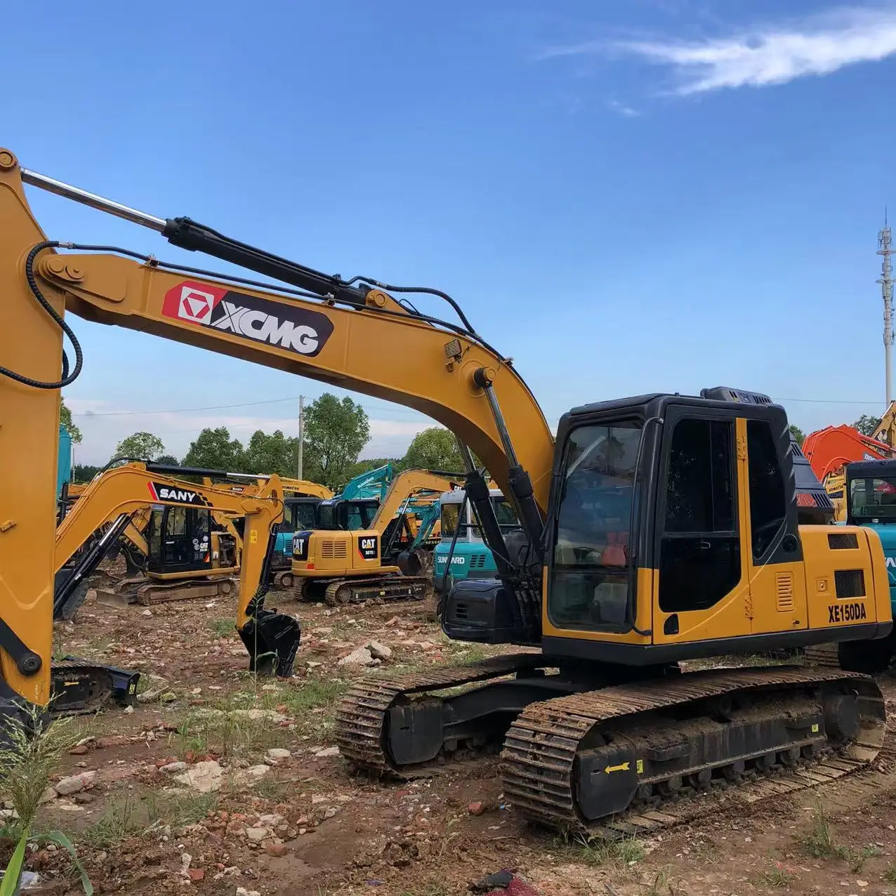 Low Working Hours Used Excavator Xcmg Xe150 Xe155 Crawler Digger