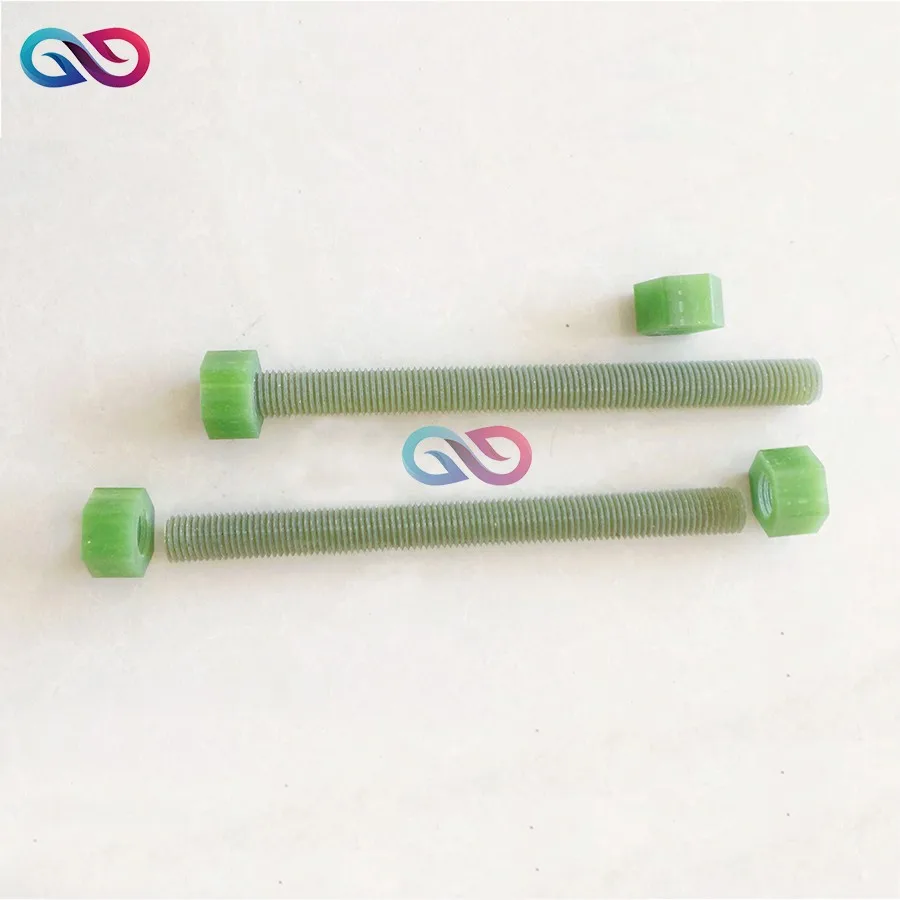 M4 M6 M10 M12 M16 M20 M24 M32 M40 M45 M50grpボルトとナットfrpネジとナット複合ファスナー