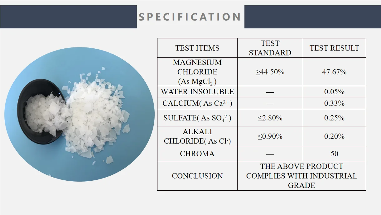 Magnesium Chloride Flakes White Price Mgcl2 6h2o Ice Melt Road Salt