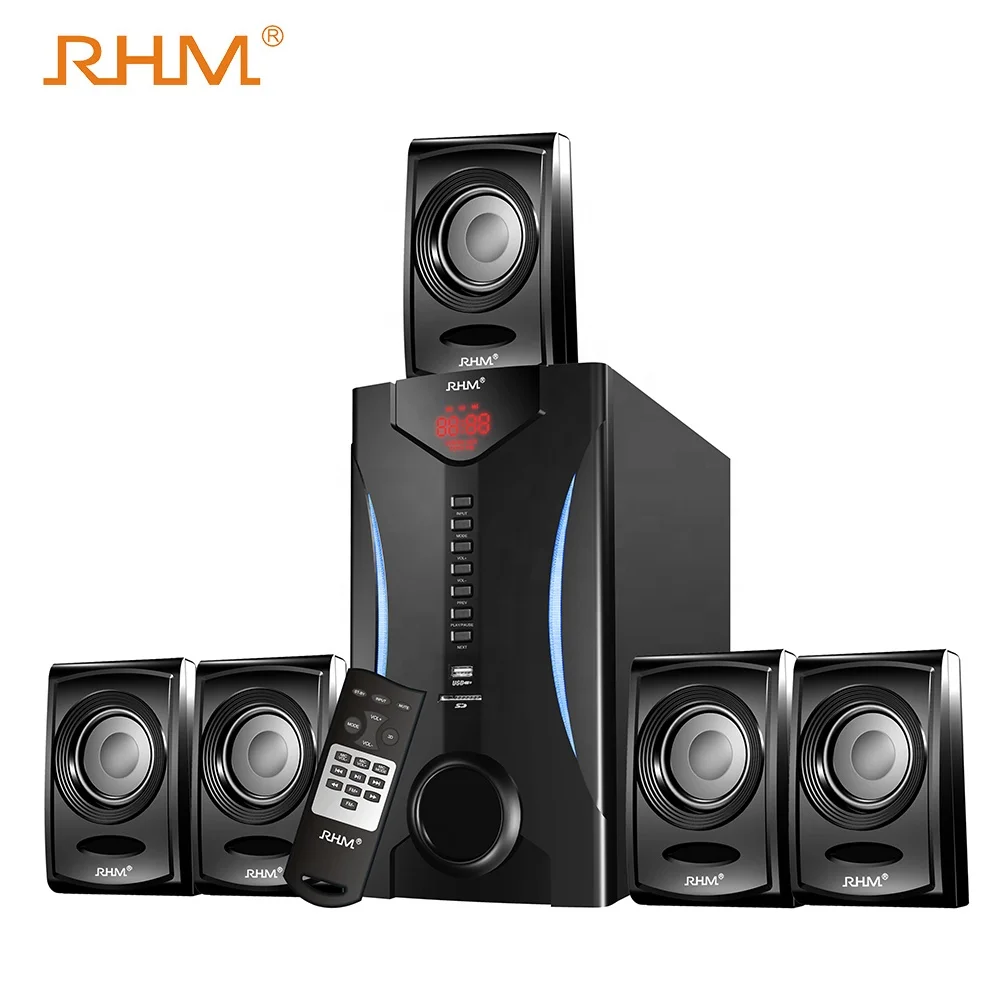 5.1 channel surround sound speakers